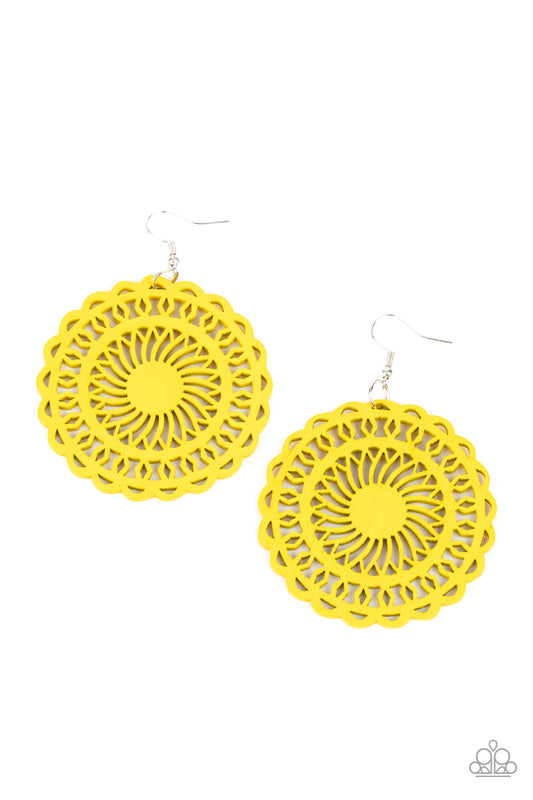 Island Sun - Yellow Paparazzi Jewelry