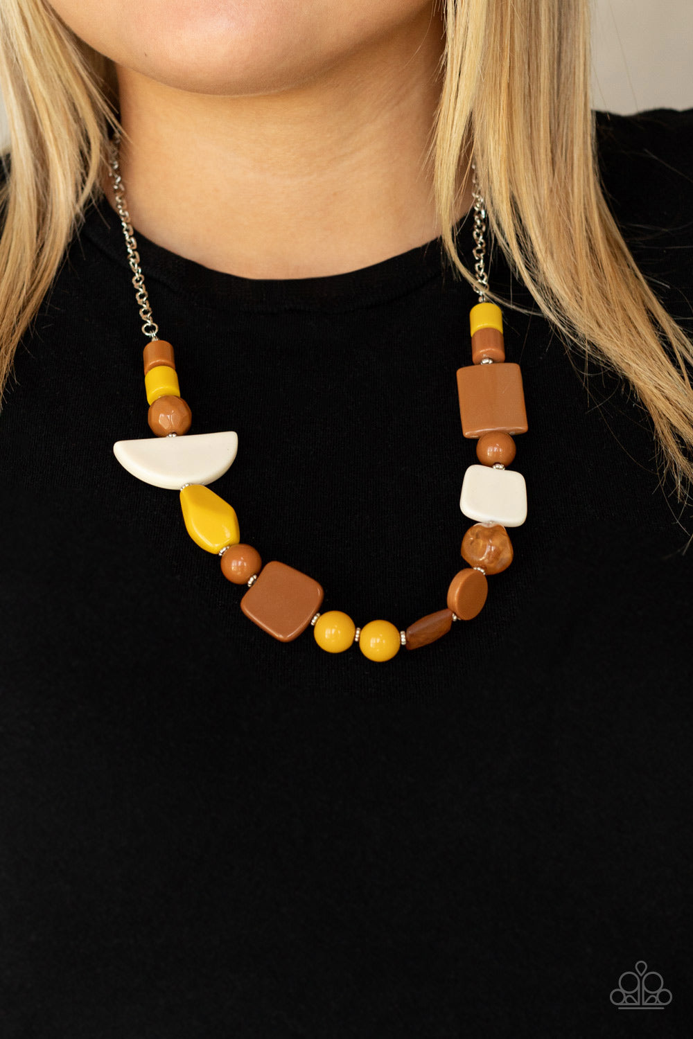 Tranquil Trendsetter - Yellow Paparazzi Jewelry-1636