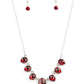 Material Girl Glamour - Red Paparazzi Jewelry