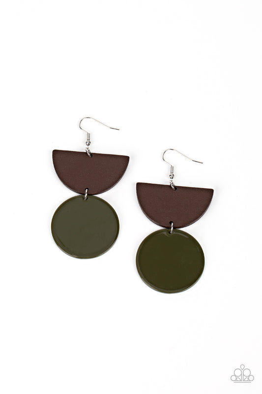 Beach Bistro - Green Paparazzi Jewelry-204