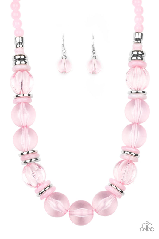 Bubbly Beauty-Pink Paparazzi Jewelry-275